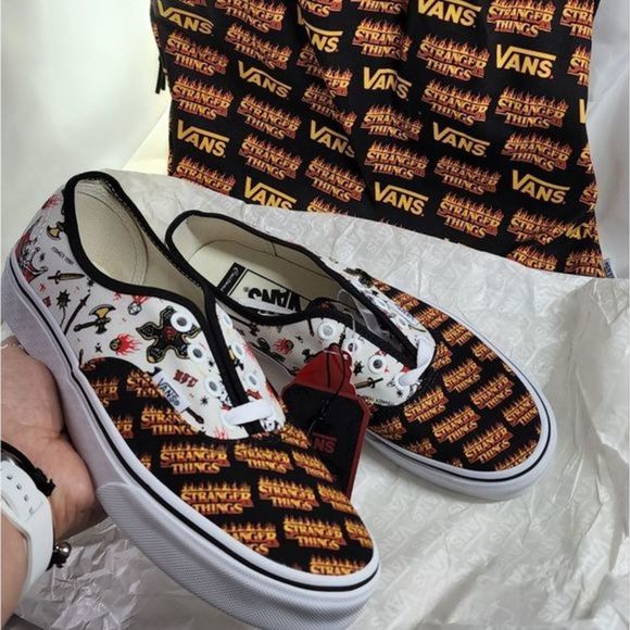 𝅺vans X Stranger Things Collab NWT and Dust Bag!!! - Picture 2 of 3